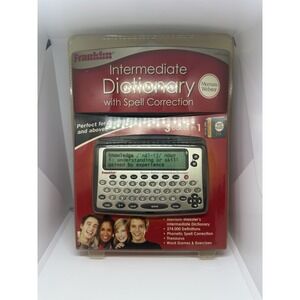 Franklin Merriam Webster Dictionary & Thesaurus MWD-460A Spell Correction New